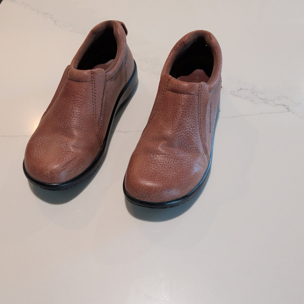 ROPER Women's Size 7.5 Brown Performance Casual Slip On Shoes